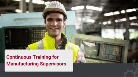 fabrication supervisor training